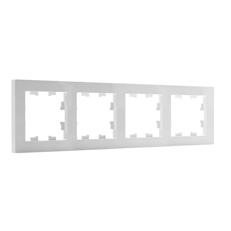 Рамка четверная Atlasdesign, белый