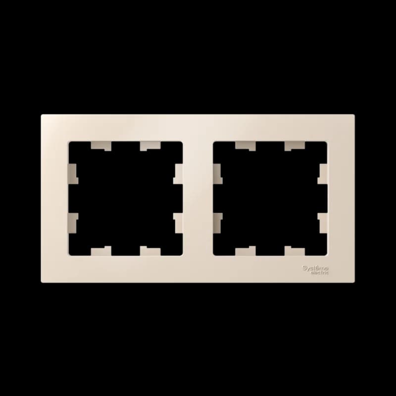 Рамка двойная Atlasdesign, бежевый