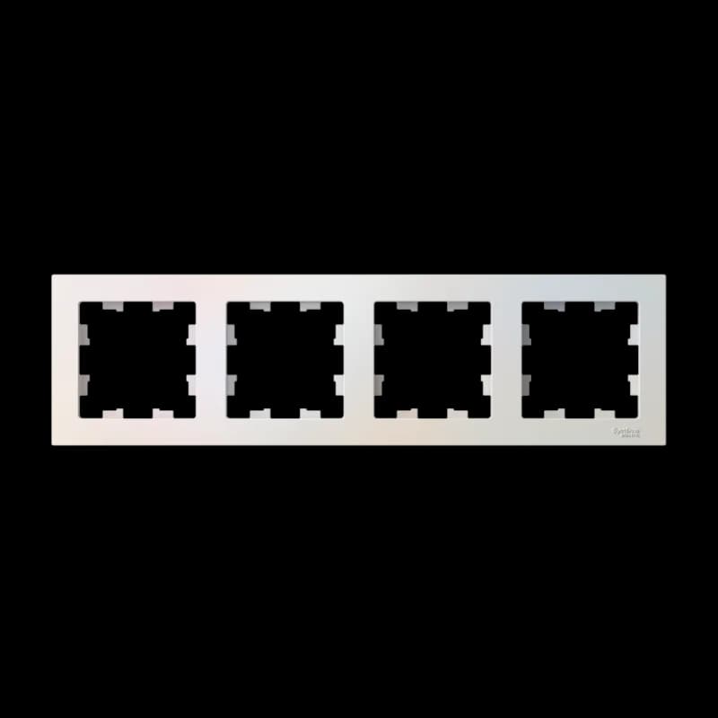 Рамка четверная Atlasdesign, жемчуг