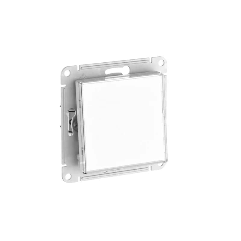 Выключатель одноклавишный Schneider Atlasdesign ART 10А, быстрозажим. клем., белый