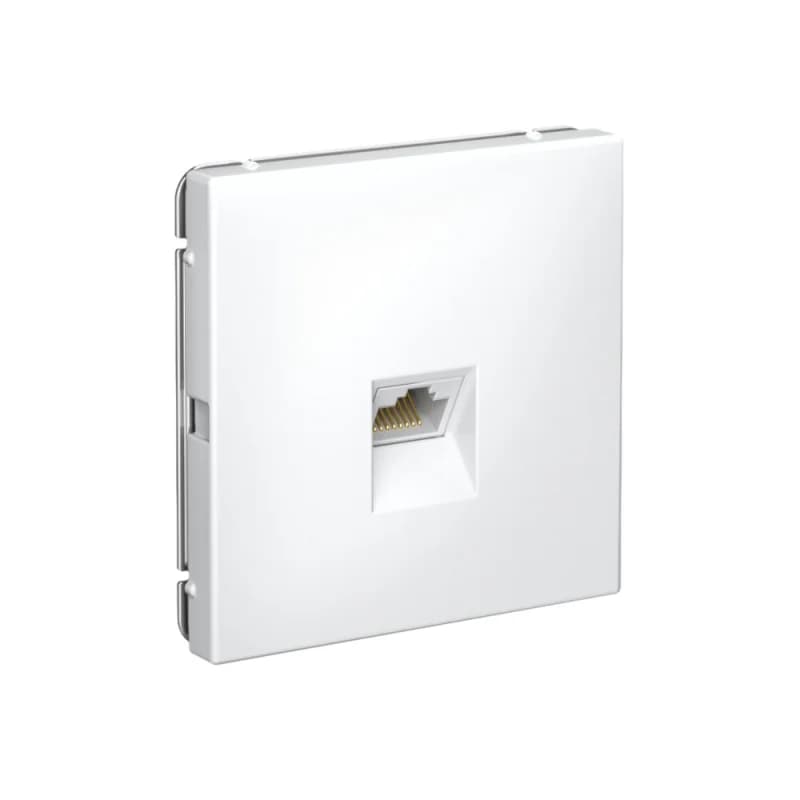 ArtGallery РОЗЕТКА компьютерная RJ45, кат. 6A, механизм, ЧЕРНЫЙ ШЕЛК