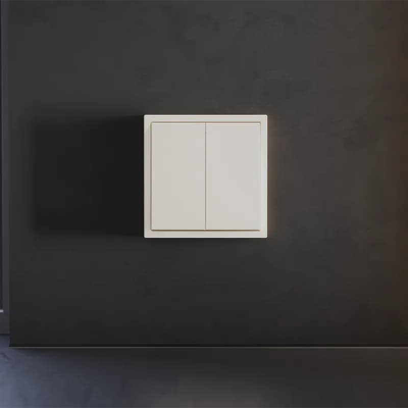 Клавиши для выключателя/переключателя двухклавишного, S70 (хлопок)