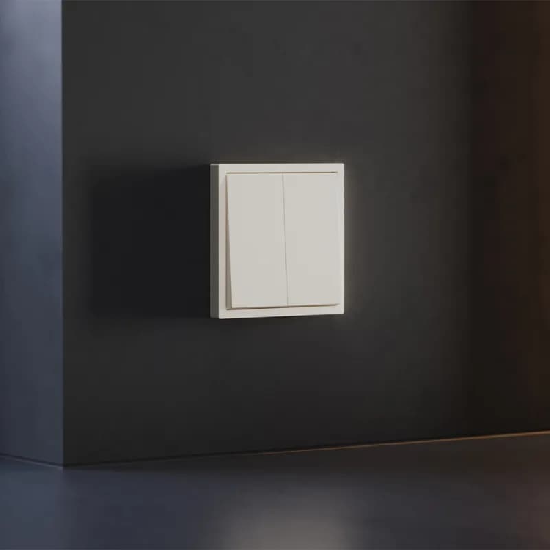 Клавиши для выключателя/переключателя двухклавишного, S70 (хлопок)