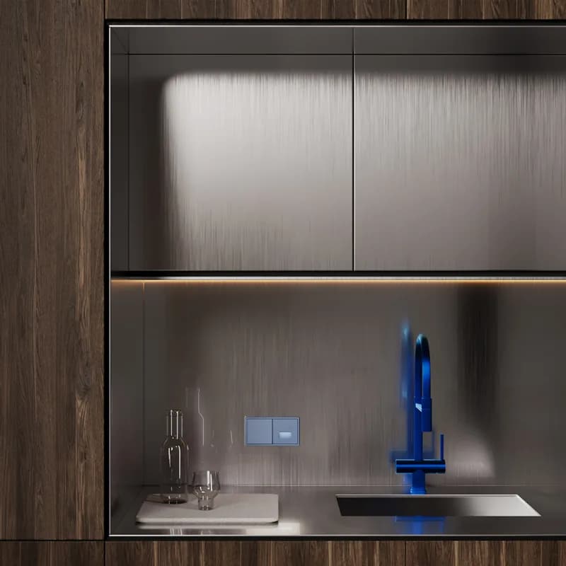 Накладка для подсветки светодиодной с датчиком, S70 (деним)