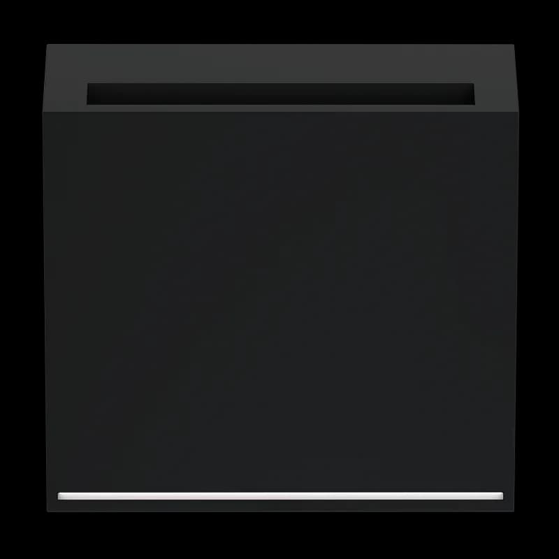 Накладка для выключателя карточного, S70 (черный матовый)