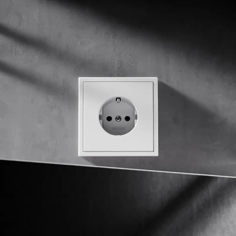 Проходной переключатель встраиваемый VOLTUM S70 двухклавишный 10А, (сталь)