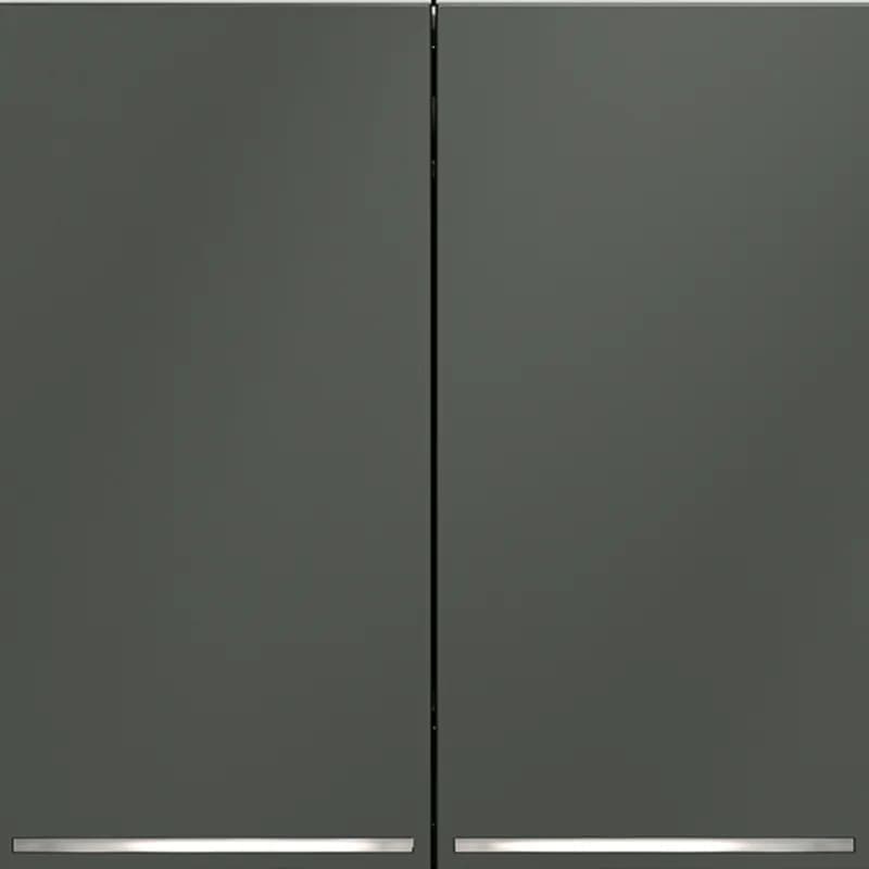 Проходной переключатель встраиваемый VOLTUM S70 двухклавишный с подсветкой 10А, (титан)