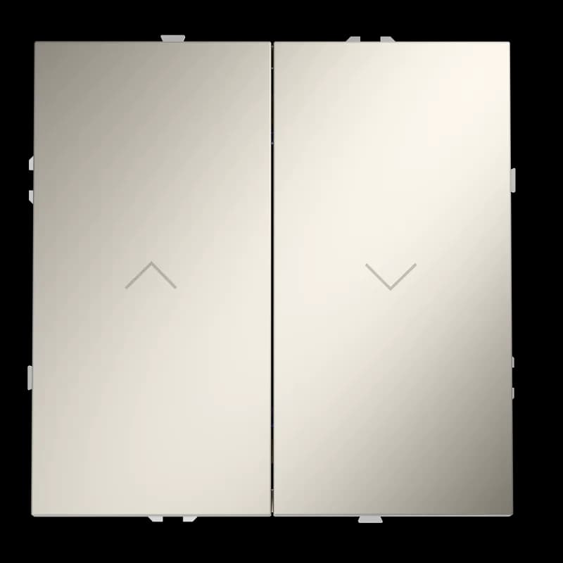 Выключатель встраиваемый VOLTUM S70 для жалюзи 10А, (кашемир)