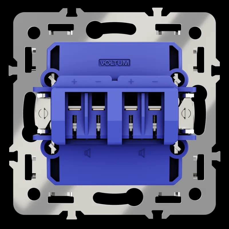 Механизм розетки акустической 4-местной, S70