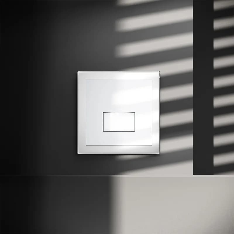 Датчик движения встраиваемый VOLTUM S70, (белый глянцевый)