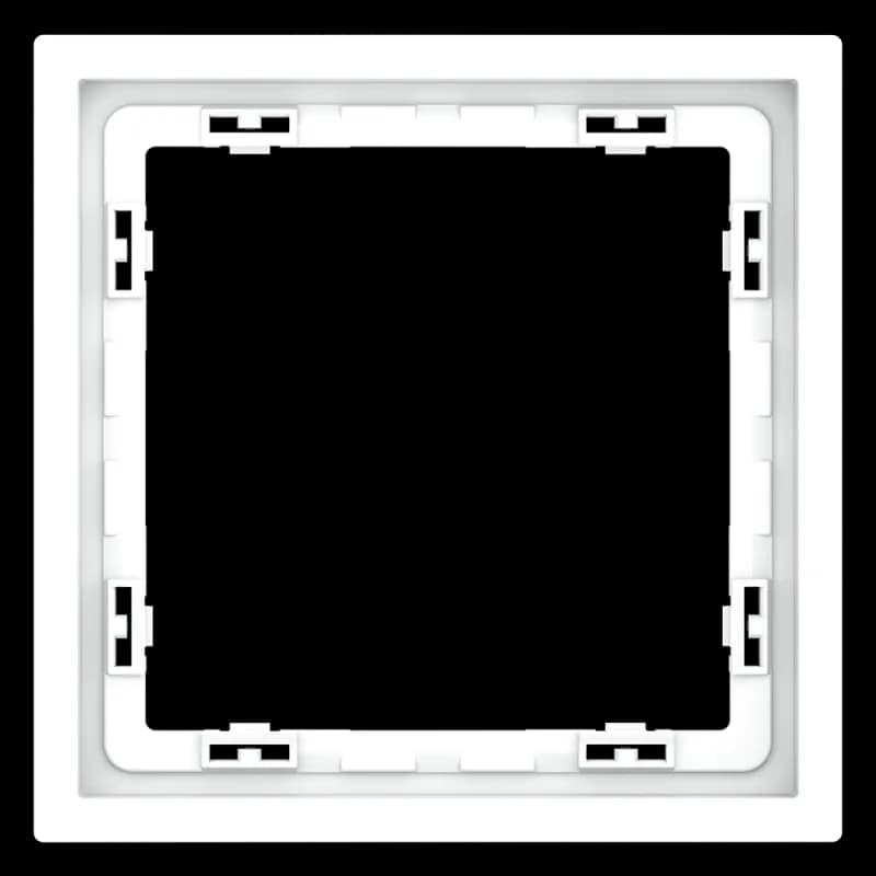 Рамка пластиковая VOLTUM S70 на 1 пост, (белый матовый)