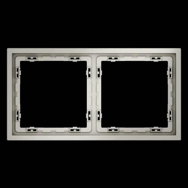 Рамка пластиковая VOLTUM S70 на 2 поста, (кашемир)