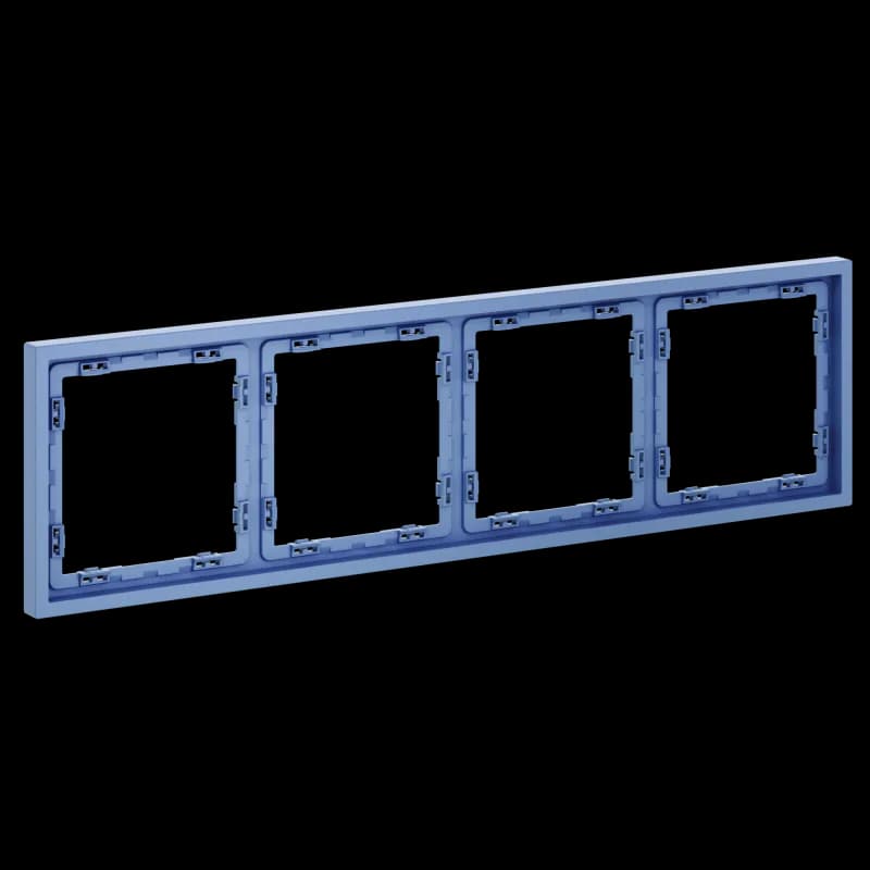 Рамка пластиковая VOLTUM S70 на 4 поста, (деним)