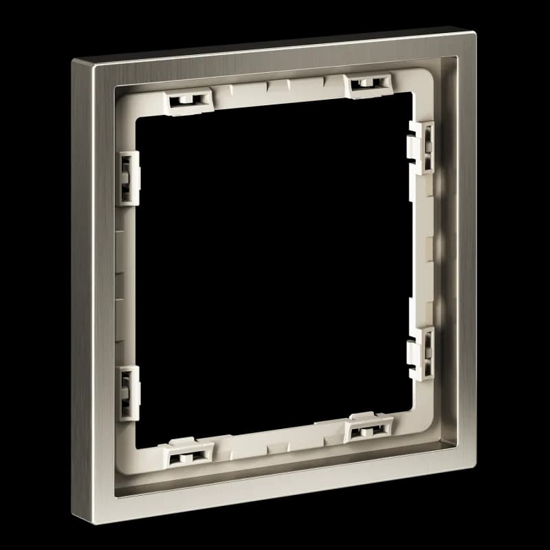 Рамка металлическая на 1 пост, S70 Metal (никель)