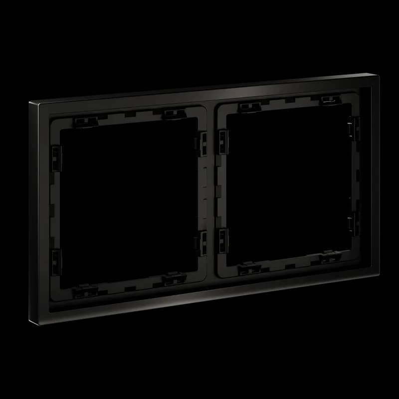 Рамка металлическая на 2 поста, S70 Metal (антрацит)