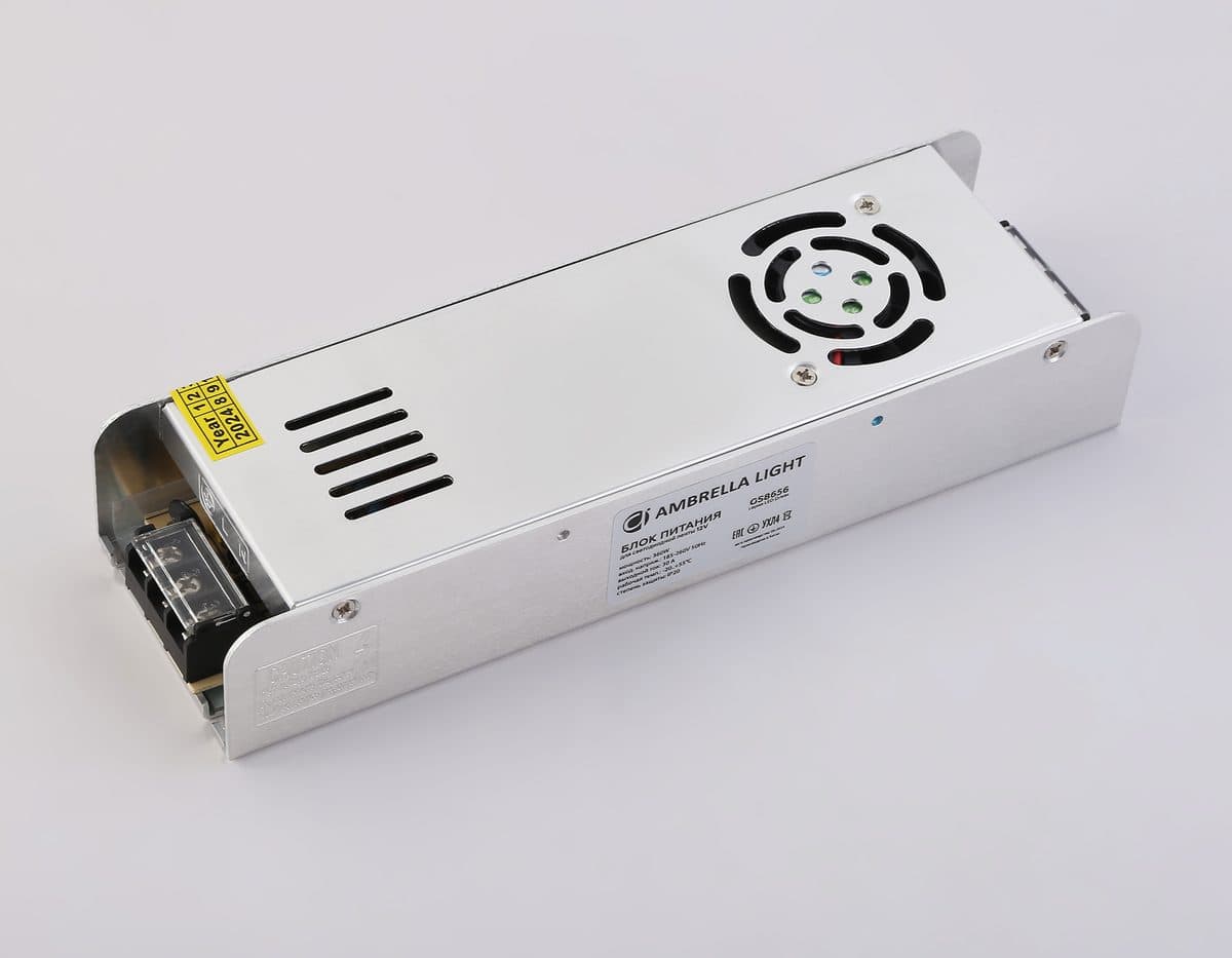 GS8656 блок питания 12V 360W 30A IP20 185-260V EMC 223*67*40