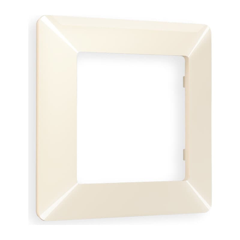 Рамка ALFA Line (Бежевый глянец) 1-ая