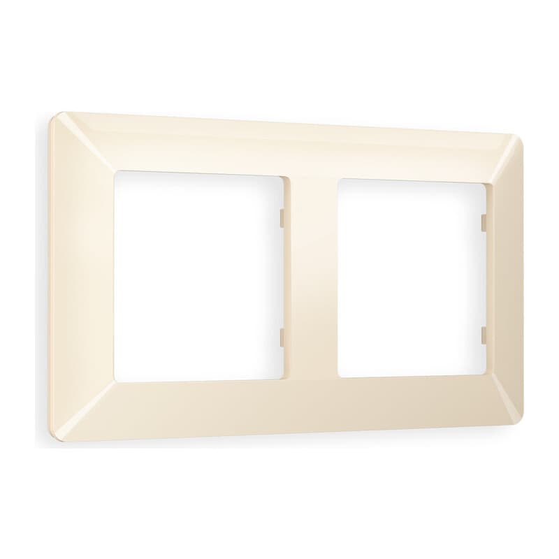 Рамка ALFA Line (Бежевый глянец) 2-ая