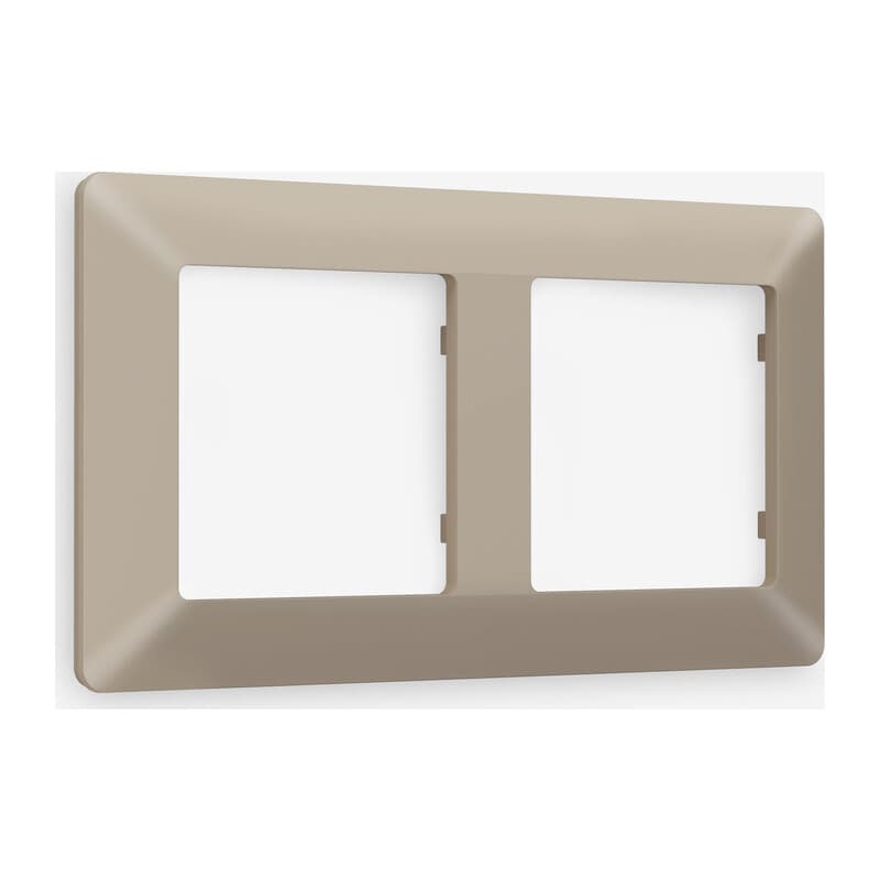 Рамка ALFA Line (Серо-бежевый матовый) 2-ая