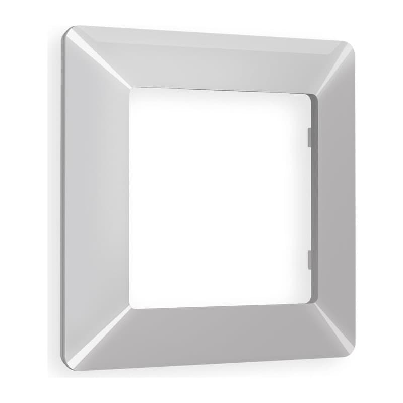 Рамка ALFA Line (Серебро глянец) 1-ая