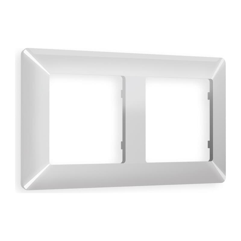 Рамка ALFA Line (Серебро глянец) 2-ая