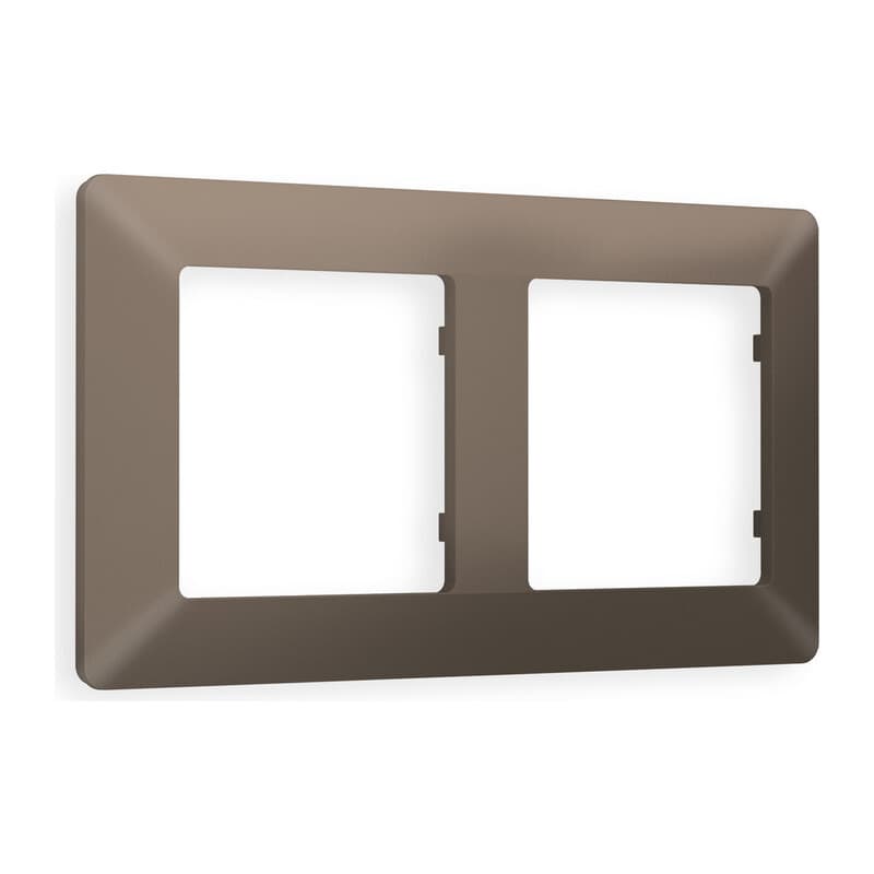 Рамка ALFA Line (Темная бронза матовый) 2-ая