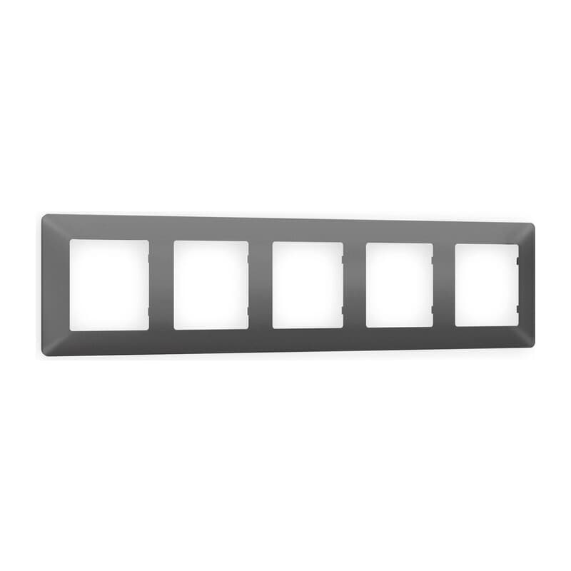 Рамка ALFA Line (Антрацит серый) 5-ая