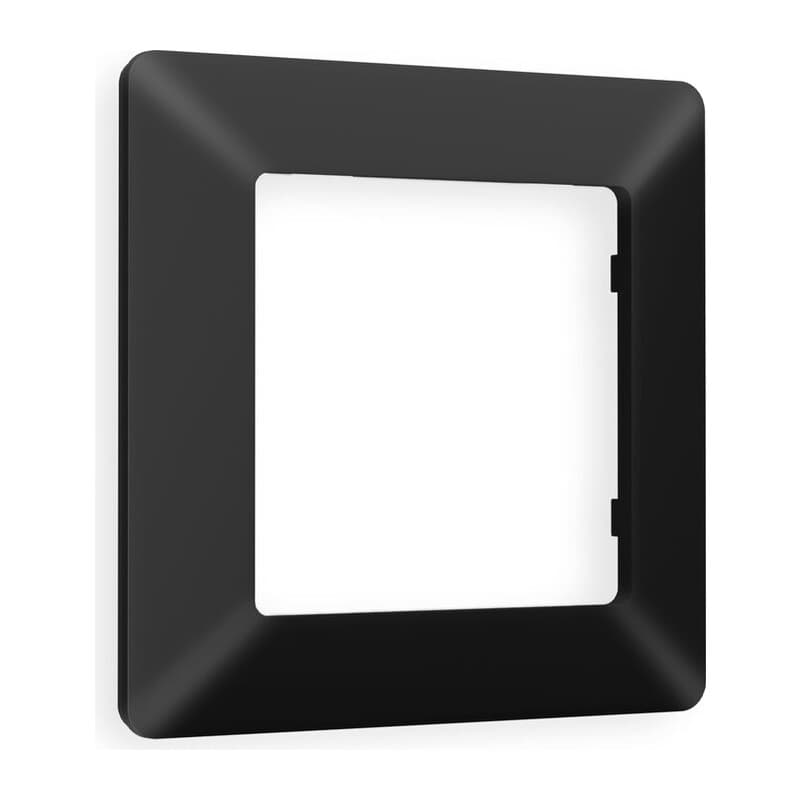 Рамка ALFA Line (Черный матовый) 1-ая