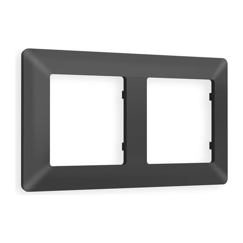 Рамка ALFA Line (Графит Мягкое касание) 2-ая