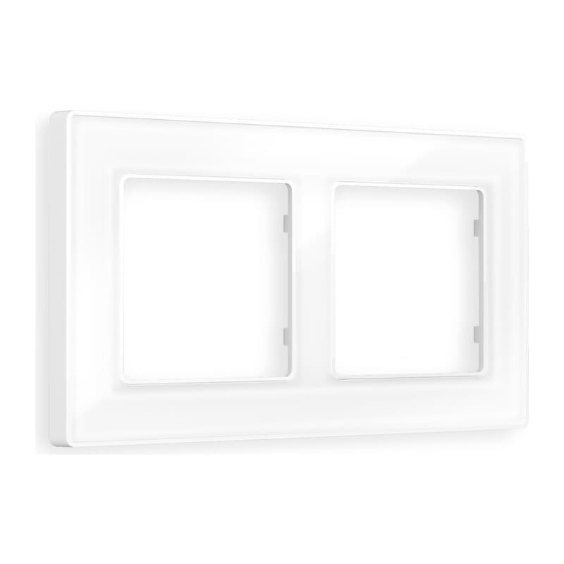 Рамка ALFA Arctic (Белый Стекло органическое) 2-ая