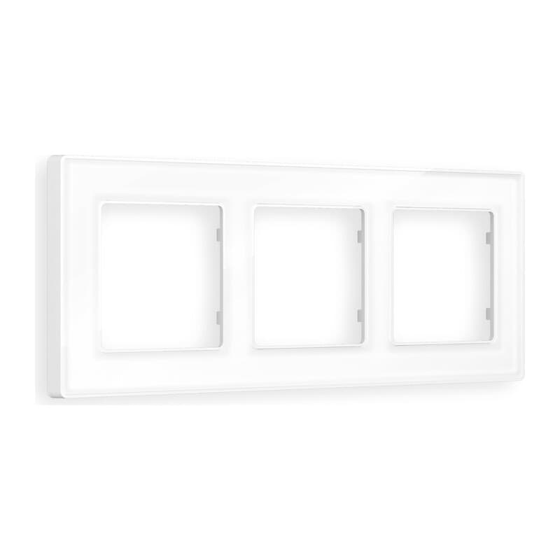 Рамка ALFA Arctic (Белый Стекло органическое) 3-ая