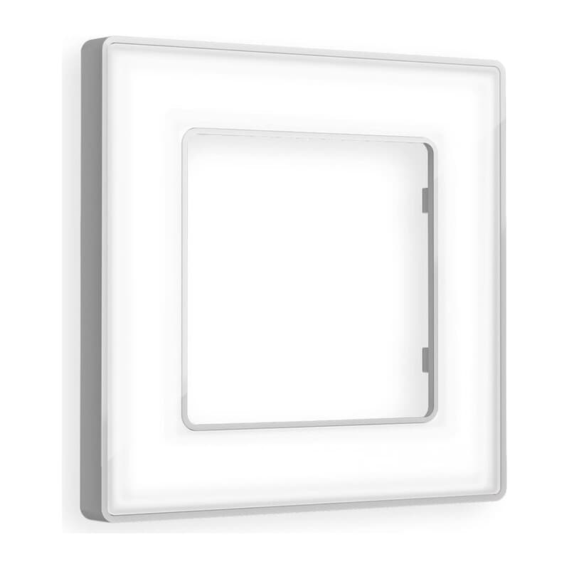 Рамка ALFA Arctic (Белый Стекло органическое/Серебро) 1-ая