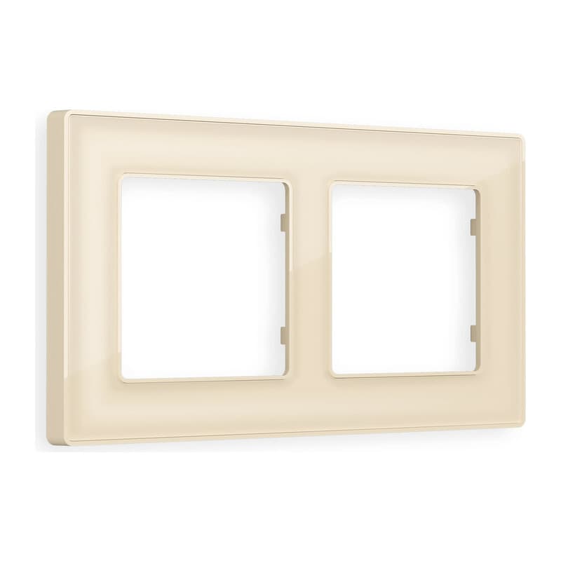 Рамка ALFA Arctic (Бежевый Стекло органическое) 2-ая