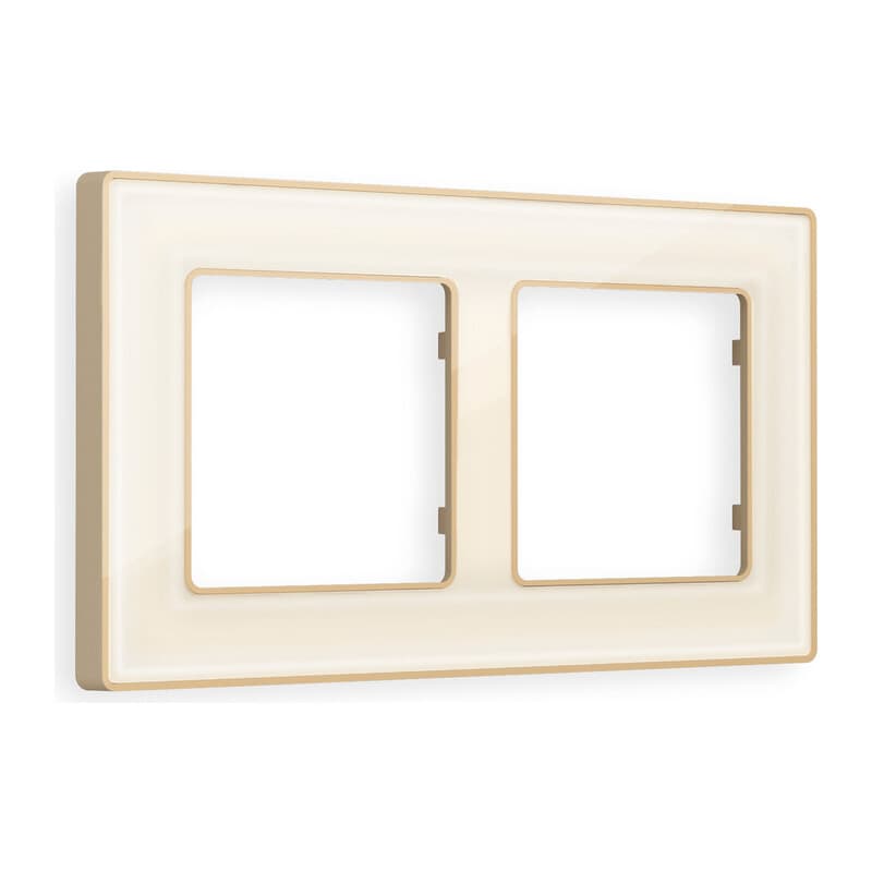 Рамка ALFA Arctic (Бежевый Стекло органическое/Шампань) 2-ая
