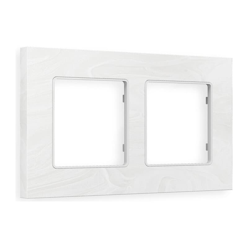 Рамка ALFA Grand (Белый мрамор) 2-ая