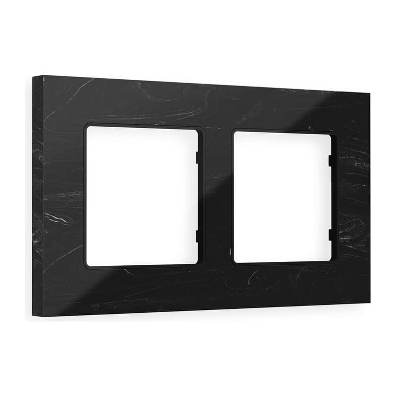 Рамка ALFA Grand (Черный мрамор) 2-ая