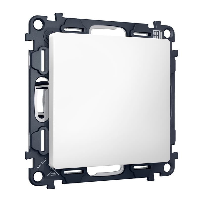 Комплект суппорта универсального ALFA Белый матовый QUANT (AP1360, VM240)