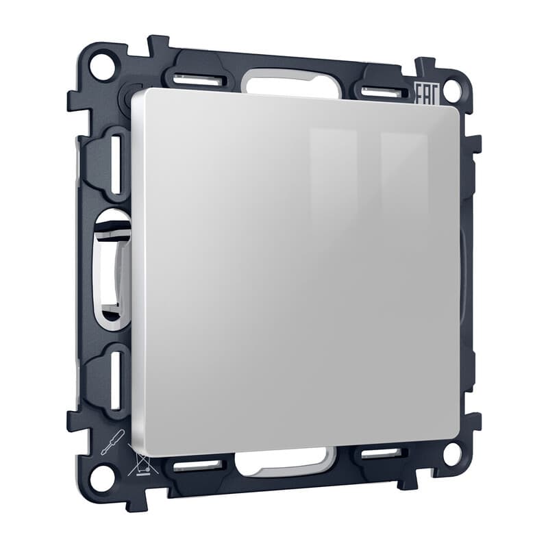 Комплект суппорта универсального ALFA Серебро глянец QUANT (AP4160, VM240)