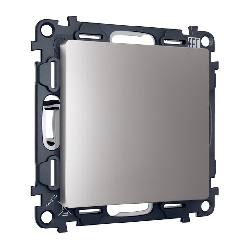 Комплект суппорта универсального ALFA Сталь матовый QUANT (AP5160, VM240)