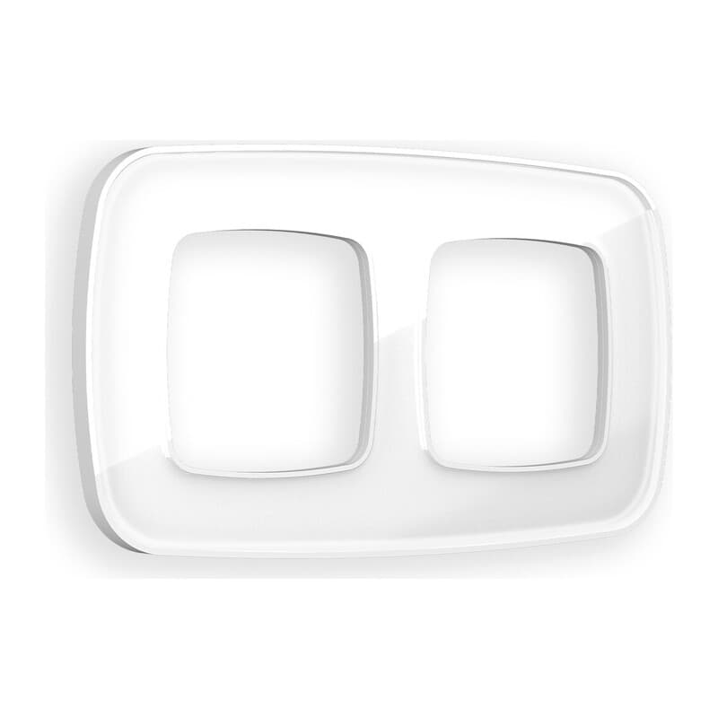 Рамка OMEGA Coint (Белый Стекло органическое) 2-ая