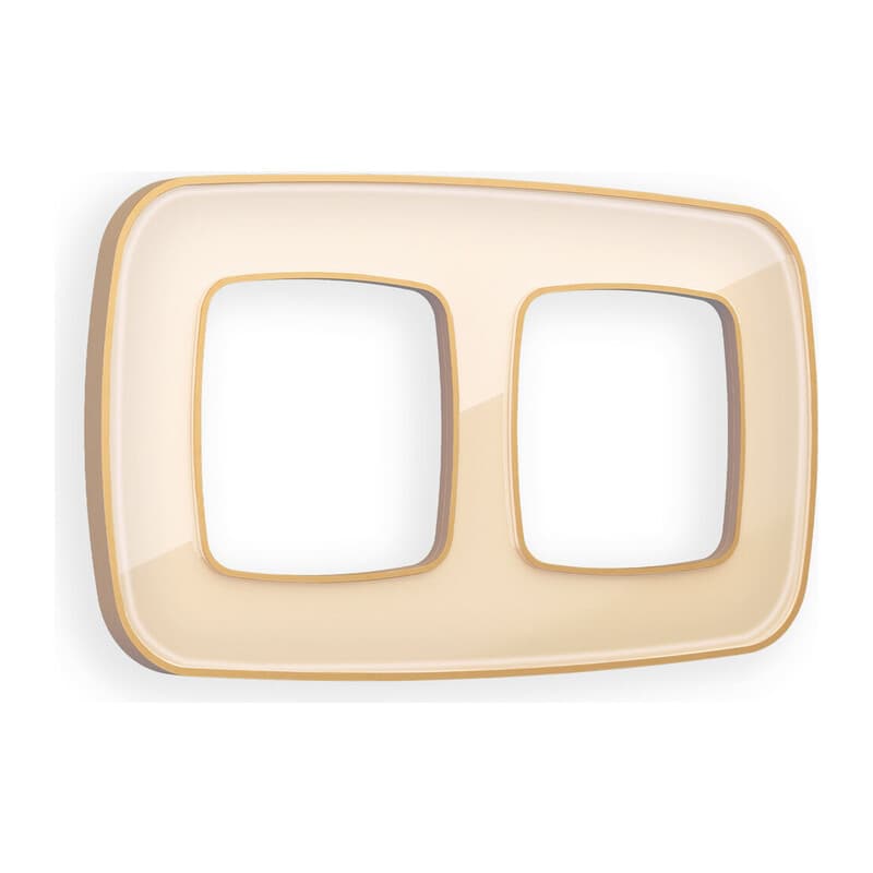 Рамка OMEGA Coint (Бежевый Стекло органическое/Шампань) 2-ая