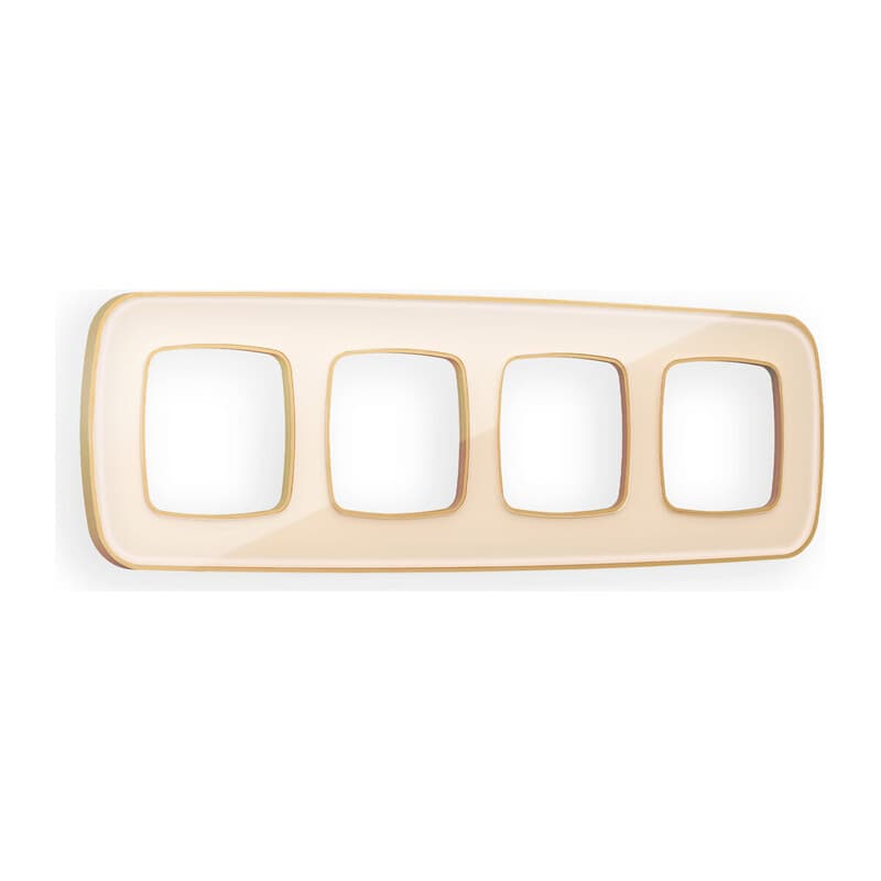 Рамка OMEGA Coint (Бежевый Стекло органическое/Шампань) 4-ая