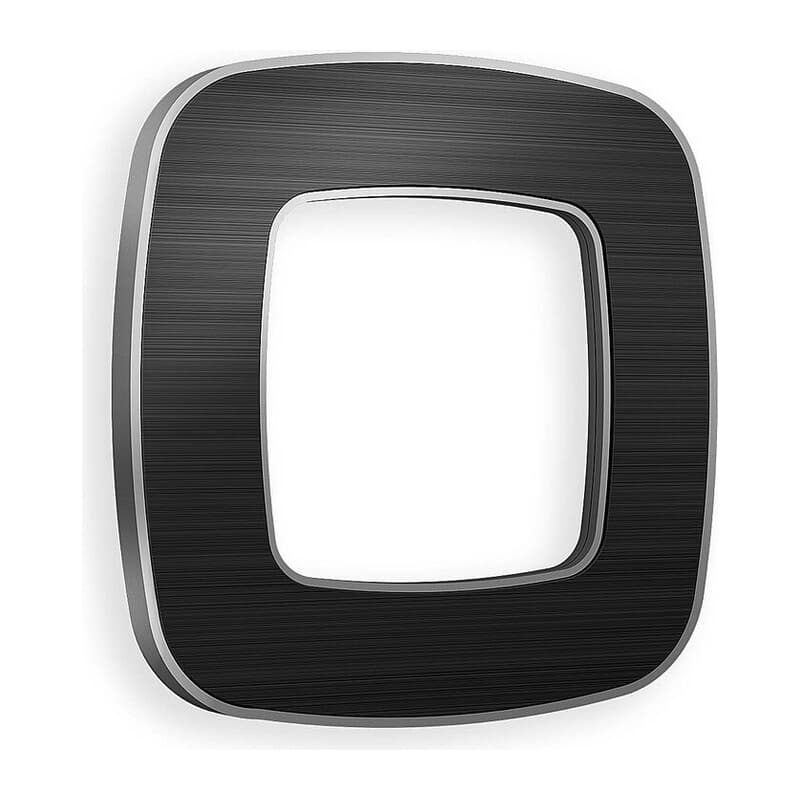 Рамка OMEGA Coint (Черный Стекло органическое/Сталь) 1-ая