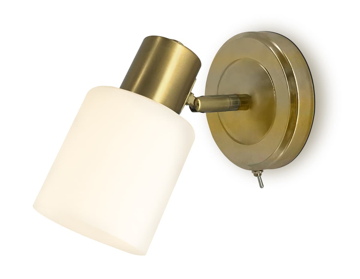 TR3967 BS/FR латунь/белый матовый  E27 max 40W 140*80*194